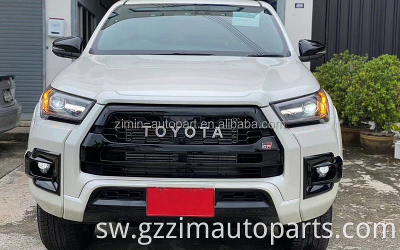 Ubora wa hali ya juu wa gari mbele ya grille ya grille ya Hilux Revo 2021
